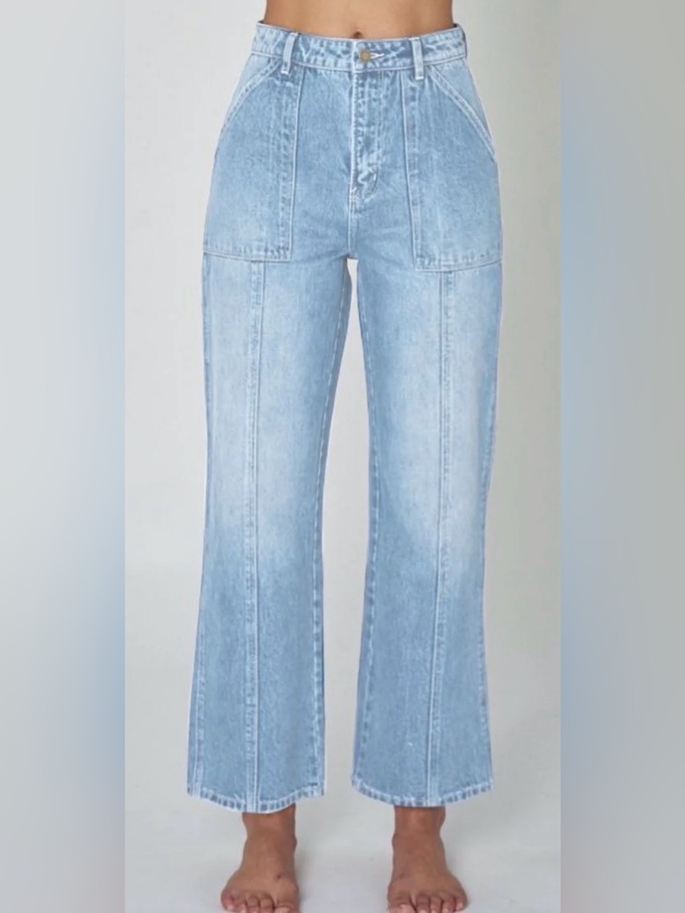 ROLLA'S Heidi Trade Austin Straight in Mid Vintage Blue Size 30